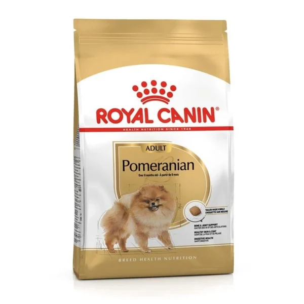 غذای خشک سگ رویال کنین مدل pomeranian وزن 1.5 کیلوگرم