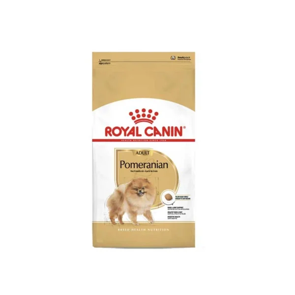 غذای خشک سگ رویال کنین مدل pomeranian وزن 1.5 کیلوگرم