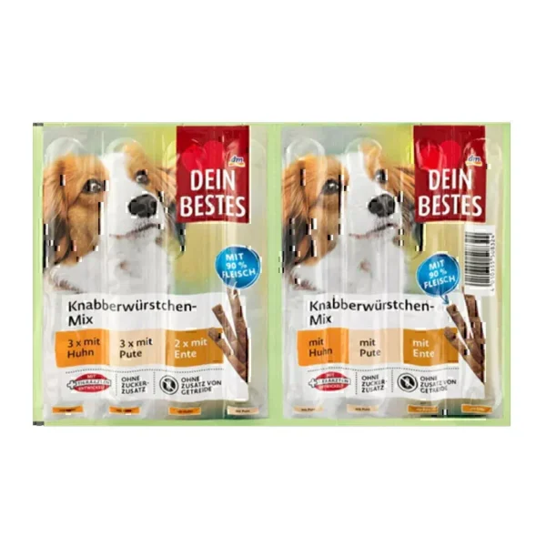 تشویقی مدادی سگ دین بستس با سه طعم بسته بندی 8 عددی