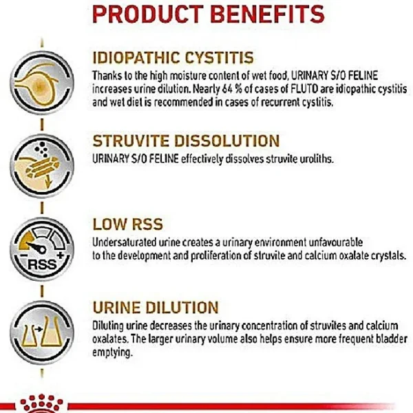 پوچ گربه یورینری اس او رویال کنین ورن 85 گرم