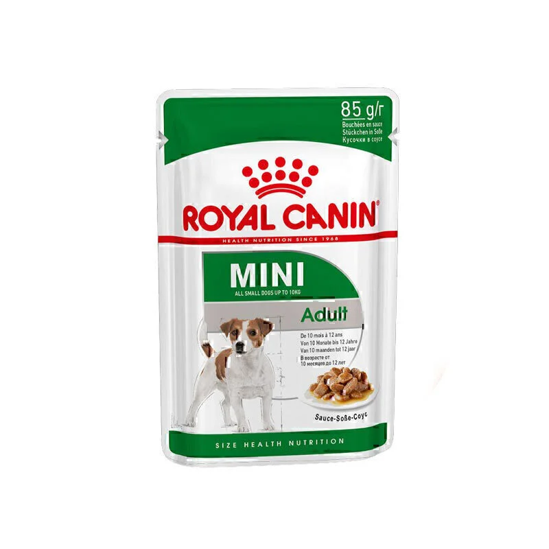 پوچ سگ مینی ادالت رویال کنین وزن 85 گرم