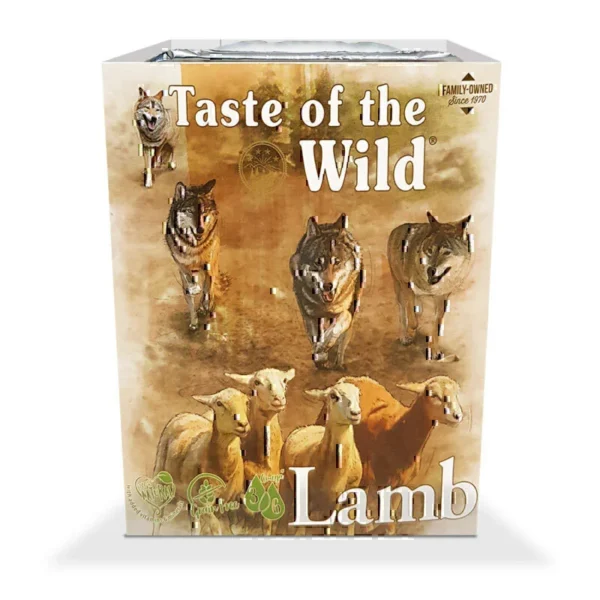 غذا کاسه ای سگ تیست آف د وایلد بره و مرغ و میوه و سبزیجات