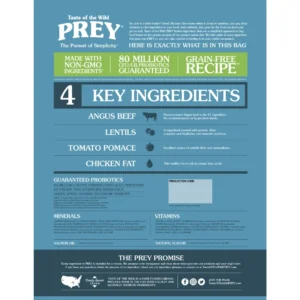 غذای خشک سگ تیست اف د وایلد گوشت گاو وزن 3.6 کیلوگرم