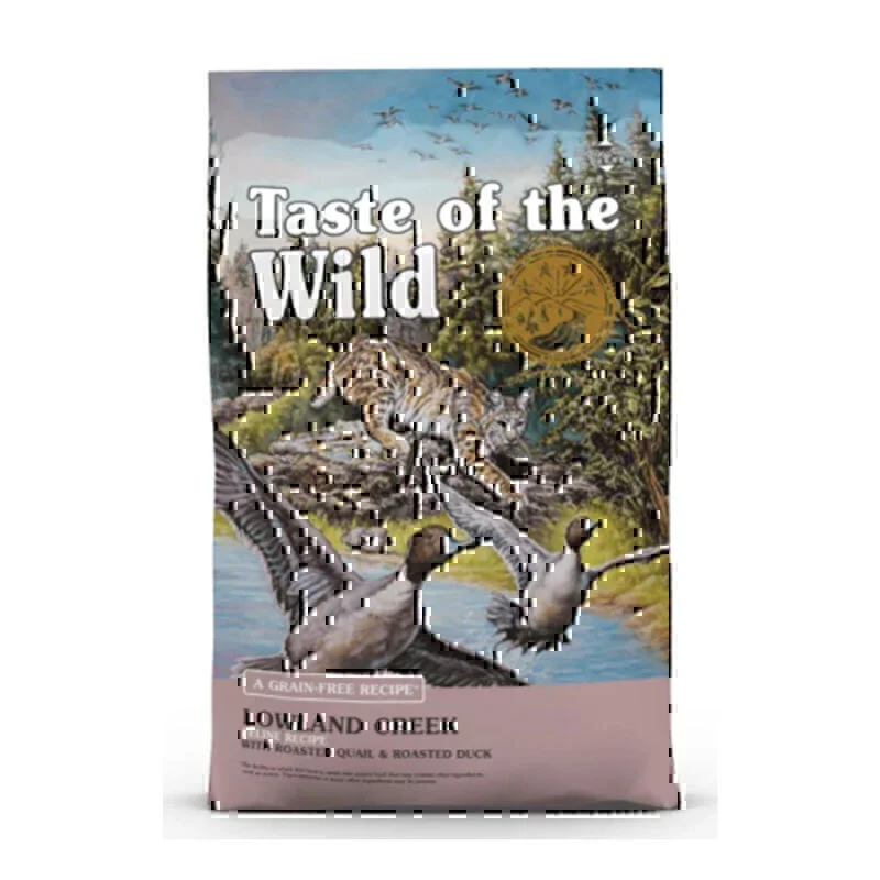 غذای خشک گربه تیست اف د وایلد بلدرچین و اردک کبابی وزن 2 کیلو