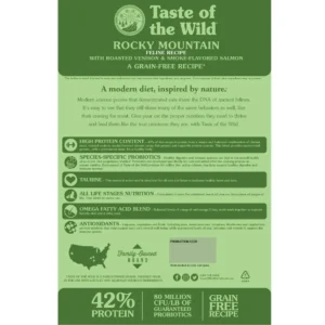 غذای خشک گربه تیست اف د وایلد گوشت گوزن و ماهی سالمون